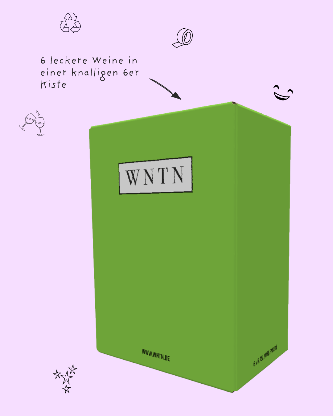 Bacchus, mild (6er Kiste)