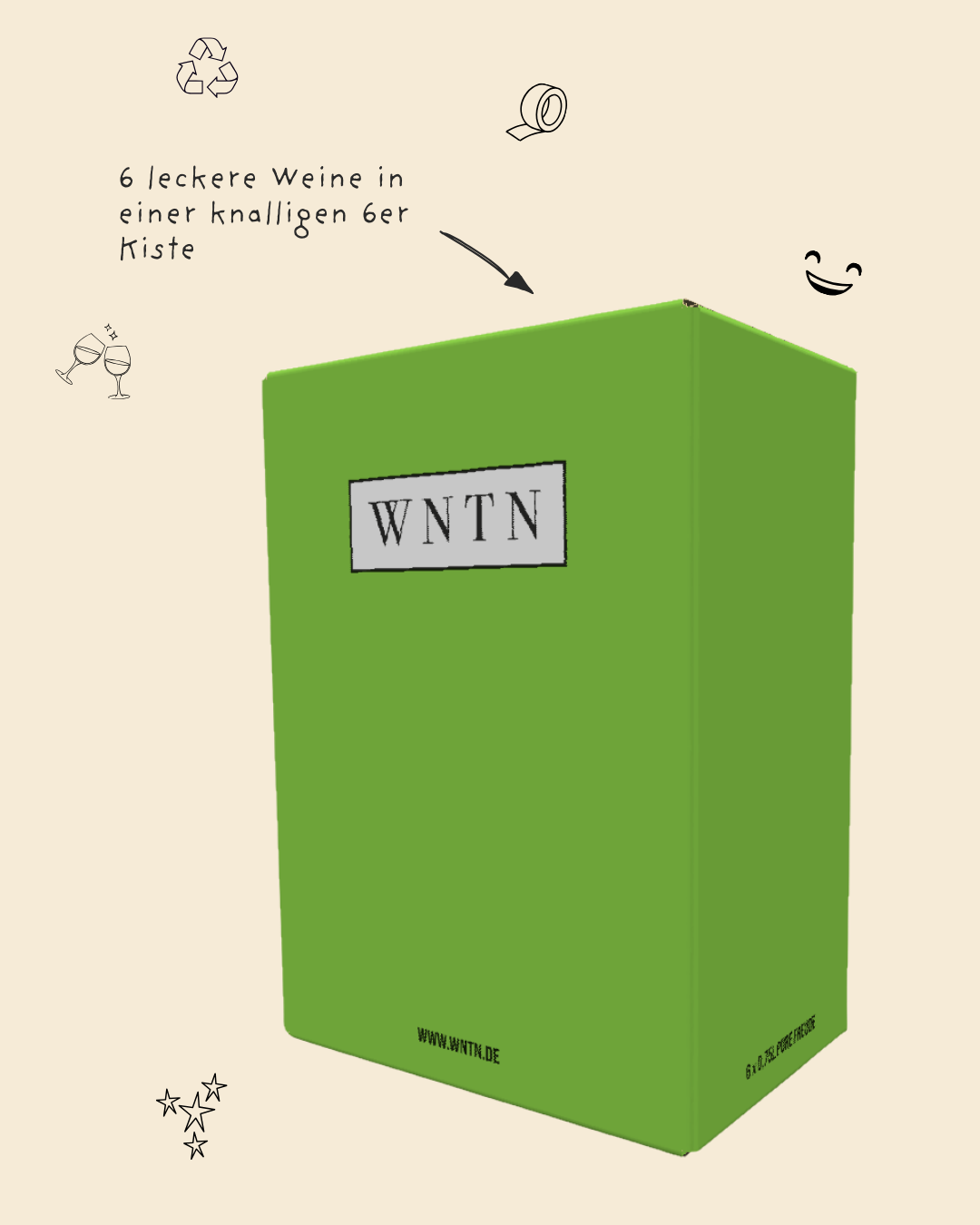 Chardonnay, trocken (6er Kiste)