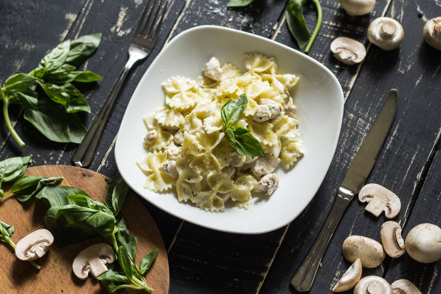 Pilzpasta mit Salbeibutter