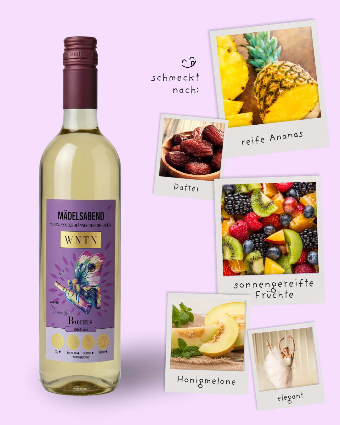 Bacchus, mild (5er Box)