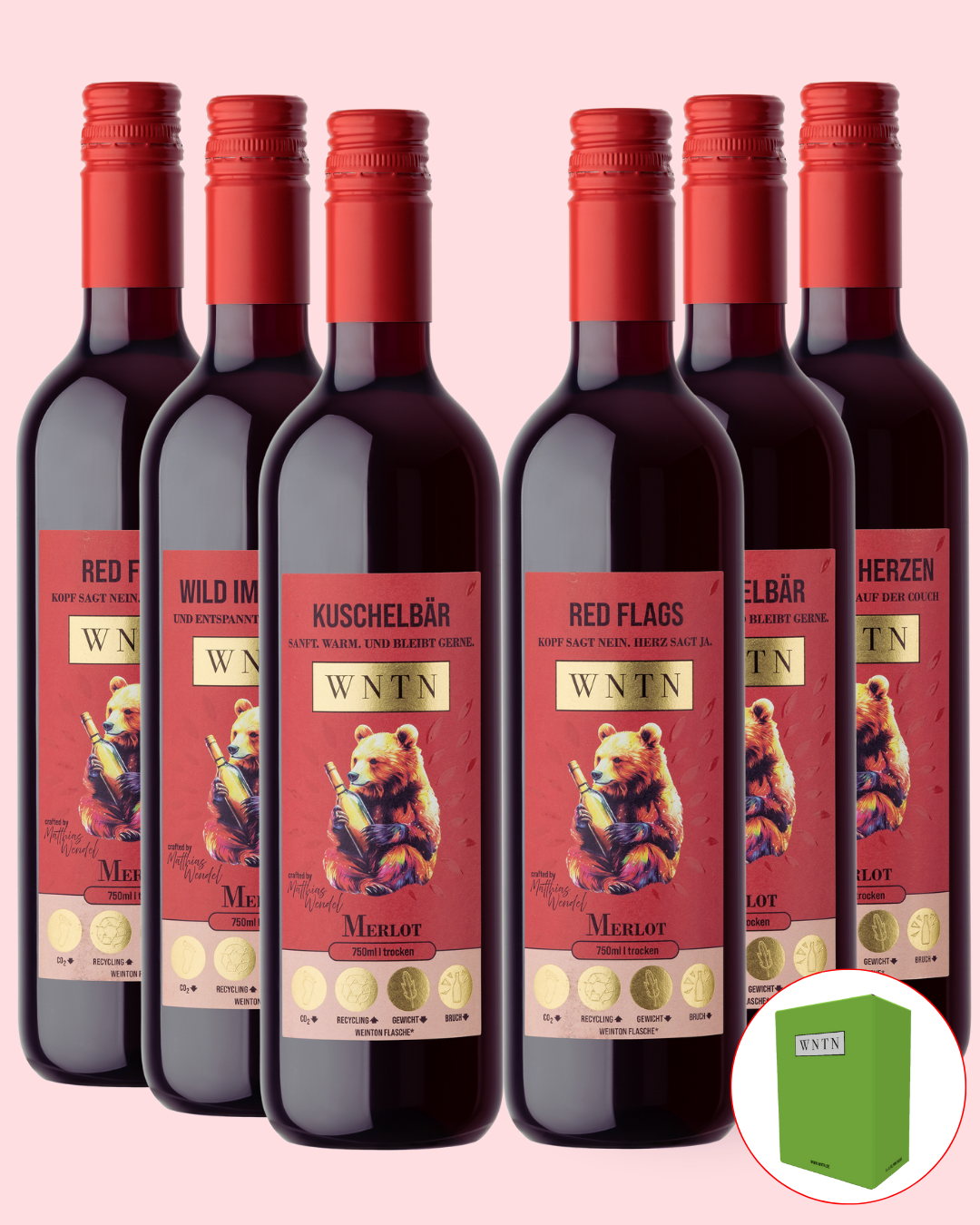Merlot, trocken (6er Kiste)