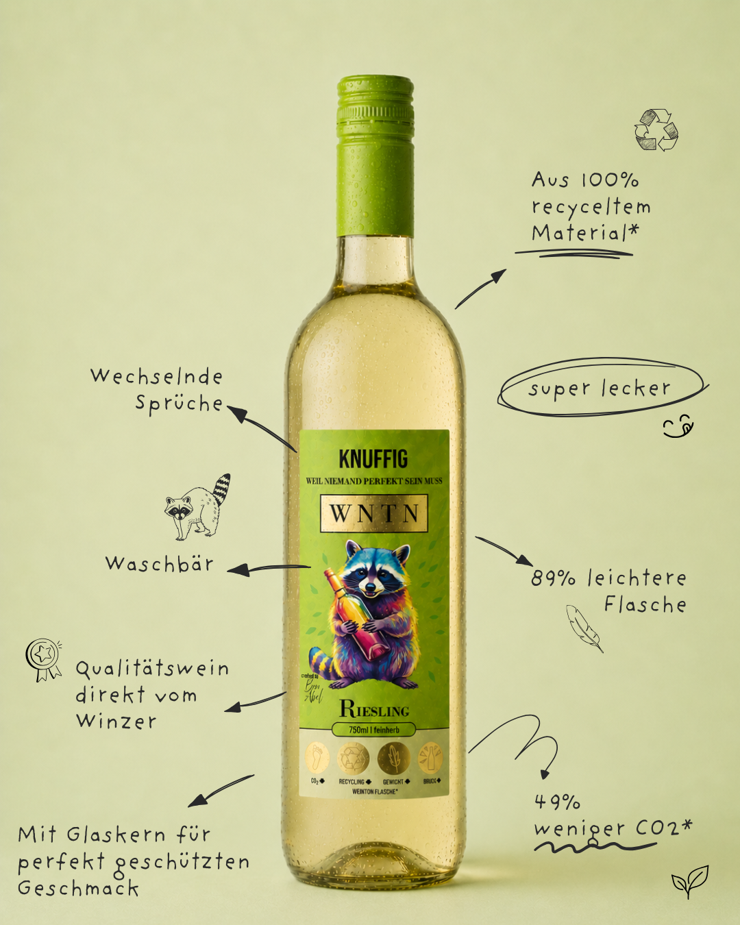 Riesling, feinherb - Weingut Abel