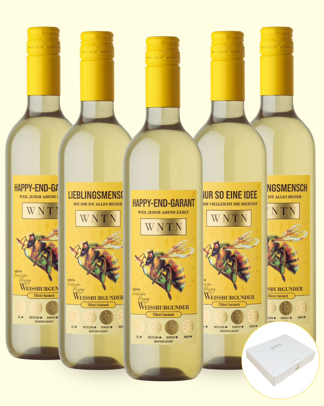 Weißburgunder, feinherb (5er Box)