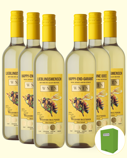 Weißburgunder, feinherb (6er Kiste)
