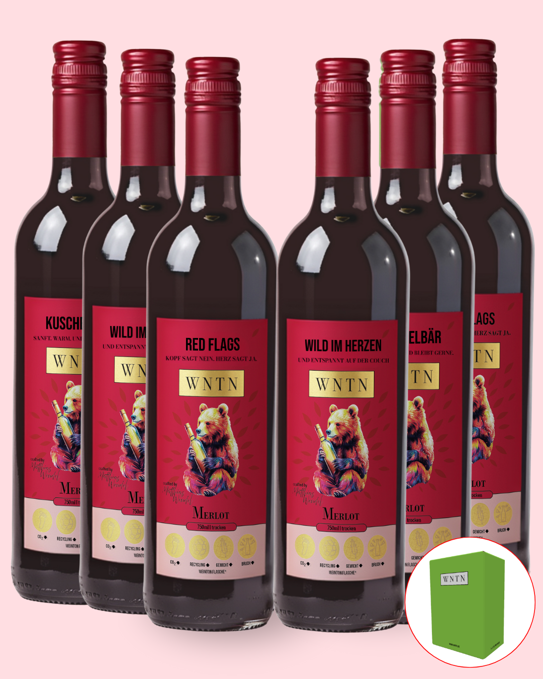 Merlot, trocken (6er Kiste)