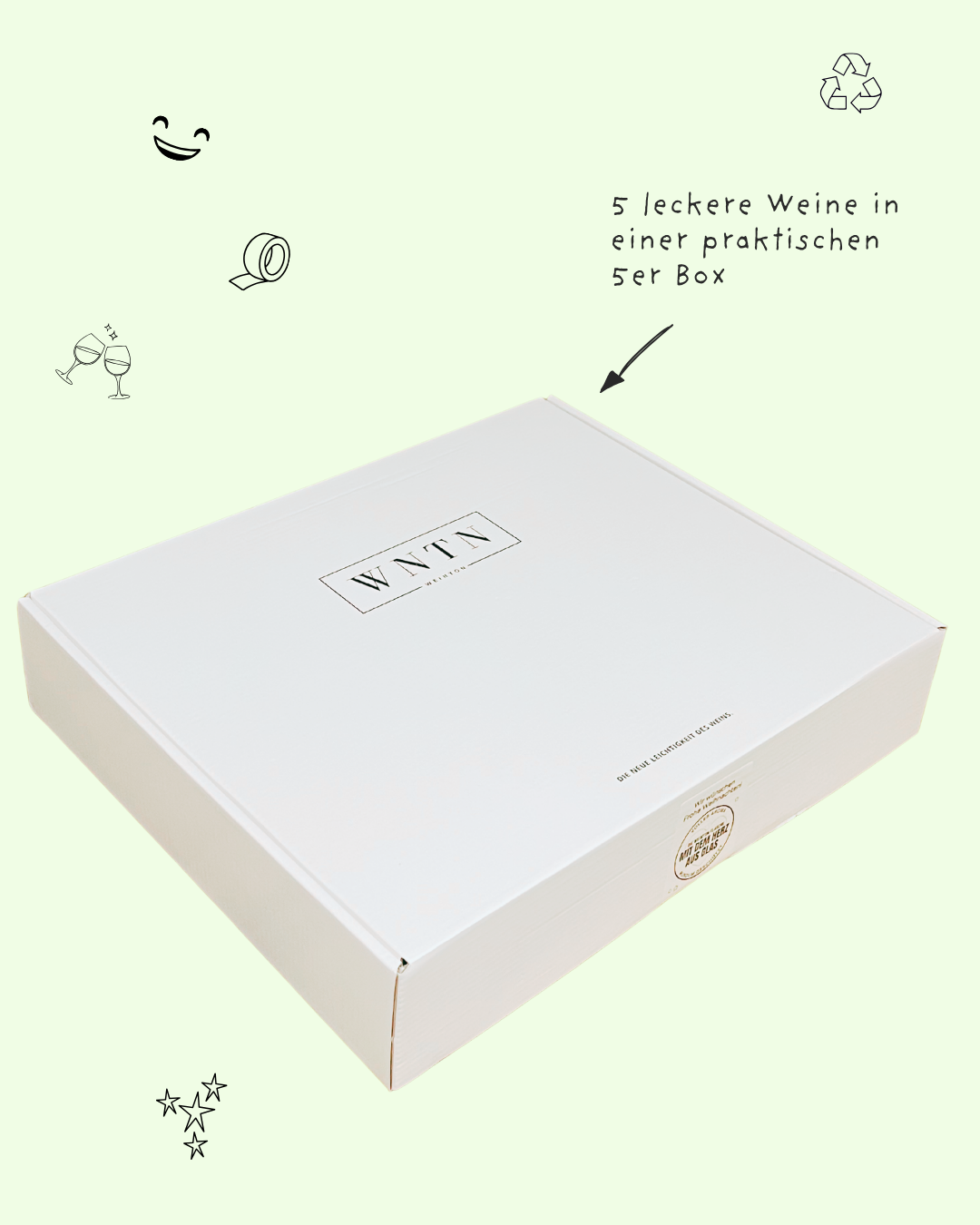 Riesling, feinherb (5er Box)