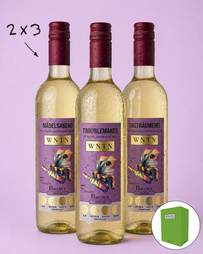 WNTN Bacchus mild in nachhaltiger Wein-Pfandflasche